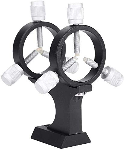 POFET Einstellbare Zeigersucher Zielfernrohr Halterung für Astronomisches Teleskop, Sucherfernrohr-Halterung, Aluminiumlegierung