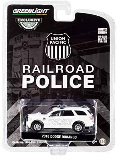 Greenlight 30268 2018 Dodge Durango - Union Pacific Railroad Police (Hobby Exclusive) Ma stab 1:64