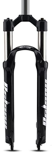 VPPV Forcella Ammortizzata Bicicletta MTB 26/27.5/29 Pollici, 1-1/8 Forcella Anteriore Sterzo Dritto Blocco Manuale Ammortizzatore a Molla per Bici Corsa 100mm (Size : 26 inch)