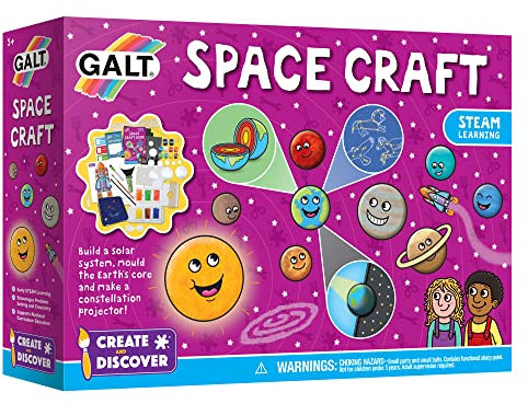 Galt Toys, Create and Discover - Space Craft, Craft Kits for Kids, Ages 5 Years Plus