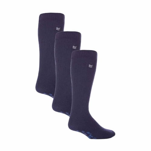 HEAT HOLDERS - 3er Pack Herren Antirutsch Thermosocken | Extra Warme Rutschfest ABS Kuschelsocken
