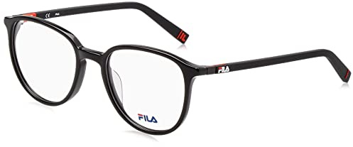 FILA Brille mit Sehstärke für Herren optional mit Sonnenbrillentönung oder Blaulichtfilter, Panto, gefertigt aus Glas (inklusive Brillenetui)