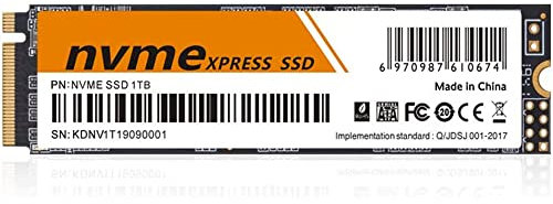 SIMPLETEK 1TB M.2 2280 NVMe PCIe 3.0 SSD Memory | Solid State Storage up to 2200 MB/s | 1000GB PC Computer Assembled Memory