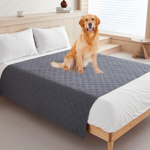 Wasserdichte Hundedecke 200 x 130 cm, Waschbar Haustier Decke für Unterwegs, Wasserdichte Haustier Sofa Abdeckung, Hundedecke Sofaschutz/Bettschutz, Auslaufsichere Schutzdecke für Sofa, Bett, Autositz