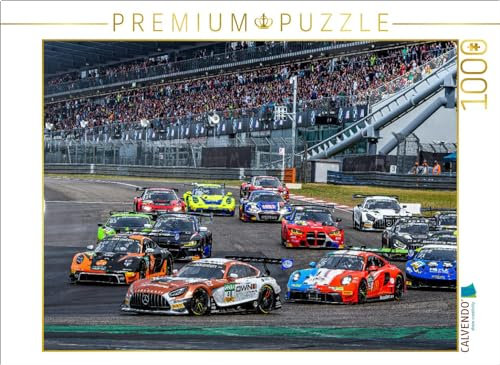 CALVENDO Puzzle Starterfeld beim ADAC GT Masters | Lege-Größe cm Foto-Puzzle für glückliche Stunden