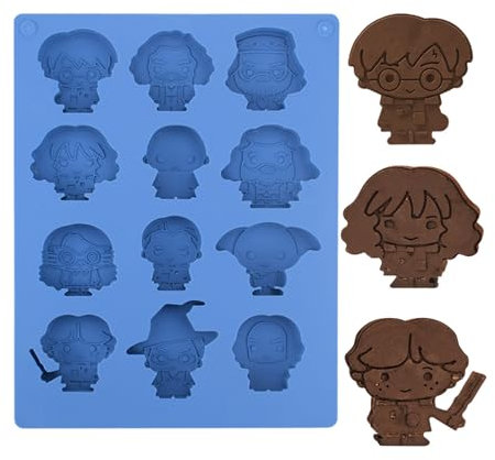 YALiya Moule Bonbon Silicone, Harry Moule Chocolat Silicone, Moule à Bonbons et Chocolat Moule à Bonbons et Chocolat pour Chocolat, Bonbons, Gelée, Glaçons