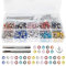 500 Stück Ösen Set, 5mm Grommet Werkzeug Kit mit 3tlg Installation Werkzeuge, Planenösen Installation Werkzeuge für Schuhe, Gepäck, Leder, Plane, Zelte, Markisen, Schuhe(10 Farben)