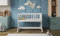 Love For Sleep Babybett Beistellbett 90x40cm mit Matratze Stubenwagen mit Rollen Weiß SMARTCRIB Kinderbett Baby Bett Holz - Kinderbett Babybett, Baby Bed