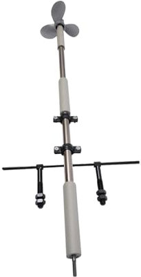 Perfeclan Perceuse électrique, hélice portative pour Bateau, Support de Kayak, Moteur de traîne Portable, canoë, Rame à Main réglable, 1.25M