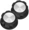 Mikikit Oven Control Knob Replacement, 2pcs Air Fryer Timer Knob Stove Kitchen Timer Switch Knob Appliance for Cooking BBQ Grill Knob