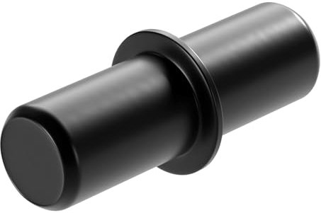 SOTECH 100 Stück Bodenträger DUPLO schwarz für Bohrloch 5 mm Tablarträger zum Einstecken für Holzböden
