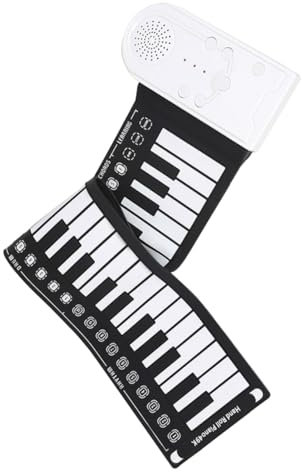 ifundom Piano Electrónico Enrollable de Silicona de Teclas Teclado Portátil Plegable para Adultos y Niño Niña Piano Roll-up con Altavoz para Desarrollar Interés Musical
