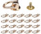 20 Piezas Remaches de Anillo, 12 mm Remaches de Anillo en D, Juego de Remaches de Cuero Anillo, Remaches Giratorios de Anillos en D, para DIY, Monedero, Funda de Teléfono, Móvil Bolso Tote, Cinturón