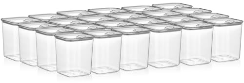 Vip Ahmet Vakuum Vorratsdosen Set mit Schüttöffnung Luftdicht Frischhaltedosen Kunststoff, 24x700ML, BPA-frei