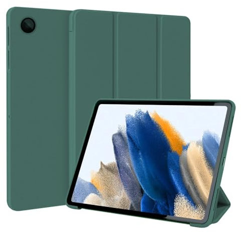 Custodia per Samsung Galaxy Tab A8 10.5 A7 S6 Lite 10.4 Accessori per tablet per Samsung Galaxy Tab S7 FE S8 PLUS S9 PLUS Cover Funda, verde scuro, per Tab S8 11 pollici