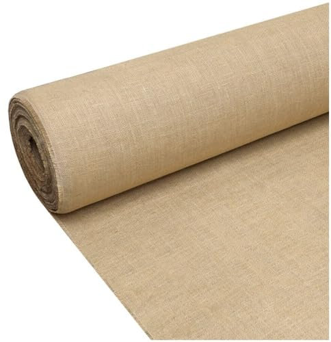 Juta Tessuto Tela Yuta Fibra Naturale 336 GR/m² Decorazioni Casa Rivestimenti Bricolage 150x100 Cm