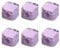 Satiskid 6 PCS Magnetic Cable Manager, Self-Adhesive Desk Cable Organizer, Phone Charging Cable Keeper, Wire Holder for Office, Car, Kitchen & Home Use (Purple)