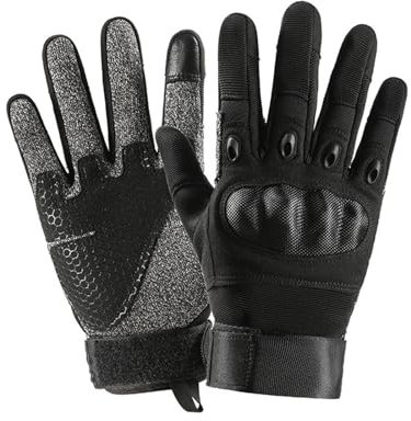 POOIQX Guantes Tácticos De Nivel 5, Profesionales, Anticortes Y Protección De Nudillos,Destreza Garantizada(Medium)