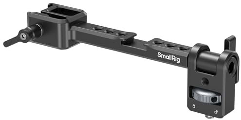 SMALLRIG Soporte ajustable para monitor de cámara con liberación rápida OTAN y protección antitorsión para DJI RS 2/RSC 2/RS 3/RS 3 Pro/RS 3 Mini/RS 4 Mini – 5337