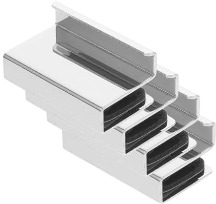 VILLCASE 4stücke Glastür-clip-zuggriff Stabiler Glastür-abziehergriff Ersatz Für Vitrinentürgriffe Kompatibel Mit Glas Oder Acryltüren Für Schränke Und Auslagen