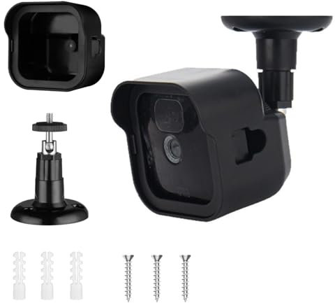 Blink Outdoor Kamera Wandhalterung & Schutzhülle – 360° Verstellbare, Wetterfeste Halterung – Kompatibel mit Blink Outdoor Camera 3./4. Gen, Schwarz (1)