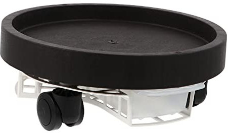 Hemobllo Pflanzenständer Mit Tablett Leicht Zu Bewegen Kompatibel Mit Kunststoff Und Zusätzlichem Für Gartenprojekte Heimdekoration