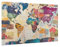 World Map Jigsaw Puzzles for Adults 5000 Jigsaw Puzzle Retro with Gift Box, Challenging Interactive Family Bonding PuzzleGame, Stress Relief Home Bedroom Art Decor Gifts for Women 100x150cm-z1835