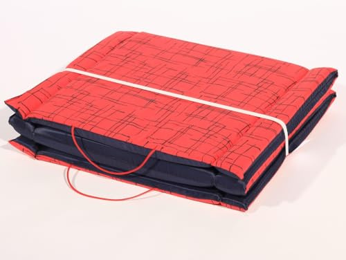 BONEX Tapis de Plage Pliable avec Rembourrage en Mousse Confortable 180 x 60 cm