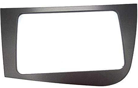 Radio Stereo Panel, Car Radio Frame Double 2 DIN Car DVD Frame Radio Fascia for SEAT Leon LHD Left Hand Drive Stereo Face Plate Frame Radio Panel Dash Mount Kit