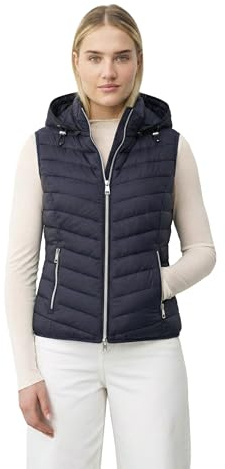 ONUA Leichte Steppweste Damen mit abnehmbarer Kapuze, Frühlingsweste, Damenweste oder Gilet mit leichter Wattierung in verschiedenen Farben (Größe 36-48)