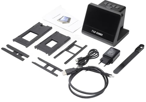 Cuifati Film-Diascanner für 135-Film, 126KPK, 110, Super8, Monochrom, mit 16 GB Speicher, 5-Zoll-LCD-Bildschirm, für Vista, 7, 8, 10, Mac