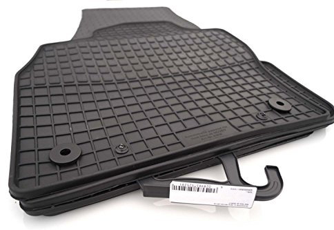 kh Teile 66410 Gummimatten passend für Polo 6 Allwetter Gummi Fußmatten 4-teilig schwarz