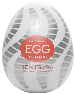 TENGA EGG Tornado Masturbator für Männer - Masturbationshilfe inklusive 5ml Lotion - Einwegprodukt - 1 Ei (1er Pack)