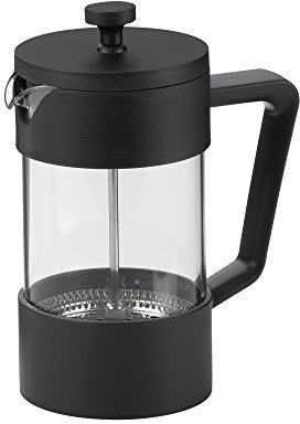 Kela Kaffeebereiter, Roma, Kunststoff, 600 ml, Hitzebeständig, Schwarz/Transparent