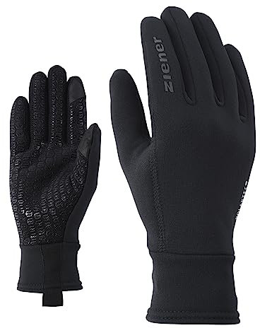 Ziener Herren IDIWOOL TOUCH Handschuhe, schwarz, 7,5