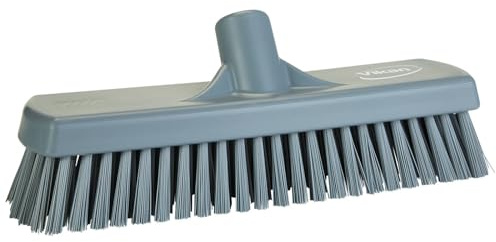 Vikan 706088 12 Deck/Wall Scrub- Stiff - Gray