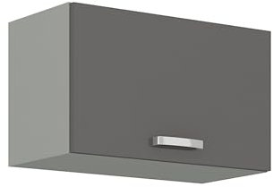 Küchen Hängeschrank 60 Hochglanz Grau Küchenzeile Küchenblock Küche Grey Bianca
