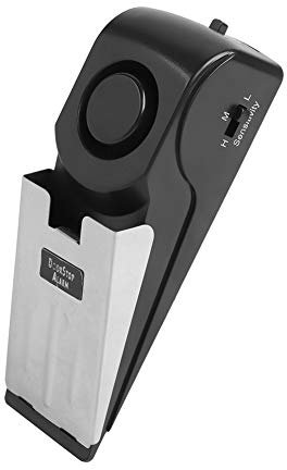 Türstopper-Alarm, tragbares keilförmiges Türstopper-Alarm-Sicherheitssystem Drahtloser Alarm-Einbrecher 120db, weit verbreitet für Haus, Wohnungen, Büro oder Hotels