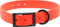 CANIHUNT Collier Chien CTECH Boucle Double - 6 Coloris - 2 largeurs, 3.8mm d'épaisseur, matière en polychlorure de Vinyle, Marque Française (2.5 x 0.4 x 60cm, Orange)