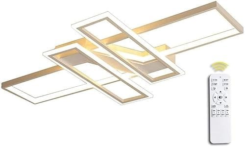 BEHWU, LED-Deckenleuchte, Weiß, Schwarz, 90 Cm (6580 Lumen), 120 Cm (8120 Lumen), Acryl-LED-Deckenleuchte, Geeignet Für Schlafzimmer, Esszimmer, Küche, Wohnzimmer