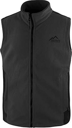 normani Herren Fleeceweste mit Reißverschlusstaschen und Stehkragen - warm, leicht 280 g/m² - ZIP-T3K System