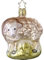 Inge-glas - Christbaumschmuck - Haus und Hof - Schaf - Glas - Farbe: Creme - Größe 8,5 cm