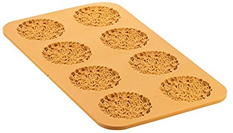 silikomart Naturae HerbeTTA 43 Moule en Silicone 8 cavités Foglioline