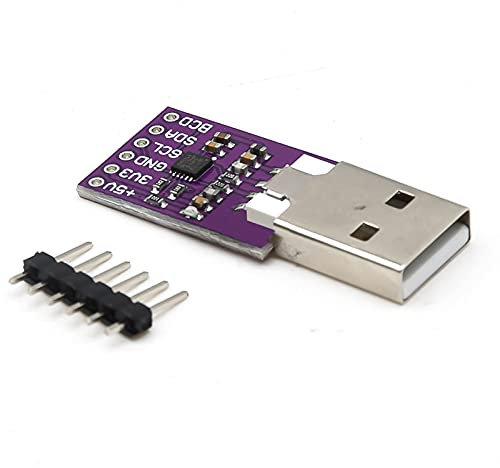 Uadme USB I2C Modul, MCU-200 FT200XD Debug Board USB-zu-I2C-Schnittstellenmodul, Hochgeschwindigkeits-Multifunktionsmodul, IIC-Port TTL-Pegel-Eingang 3,4MHz CMOS Ausgang