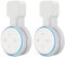 Sintron 2X Support Mural Blanc pour Echo Dot 3, Support de Montage Mural Smart Home pour Echo Dot 3e génération Support Haut-Parleur, Accessoires Gain de Place sans Fils Désordonnés (2 pièces, Blanc)