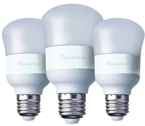 WIOHAIR 3 Bombillas antimosquitos | Eficaz en interior y exterior | Tecnología patentada | Repelente de mosquito común y tigre| LED E27 A70, 11W | 3 tipos de luz: 1850 K, 3800 K, 5700 K.