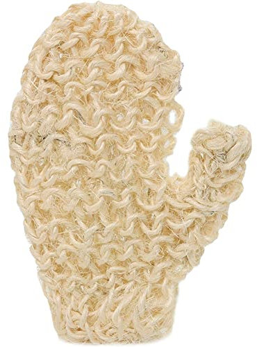 Wudaizhi Natürliches Peeling Sisal Bad Handschuhe Duschmassage