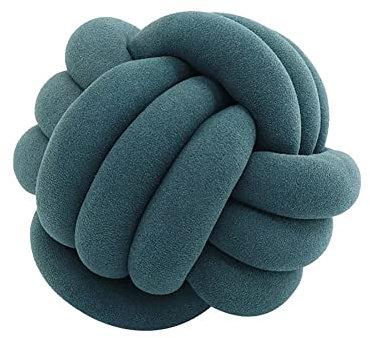 VFDC Knotenkissen, Couchkissen, Sofa Deko Zierkissen, Rund Knoten-Ball für Sofa, Grün, 20cm