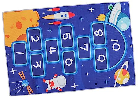 Gadpiparty Hopse-matten Bodenpolster Teppiche Kinder Hopfen- Und -spielteppich Outdoor-hopse-Teppich Spielbereich Teppich Groß Spielmatte Wagen Draussen Polyester Baby