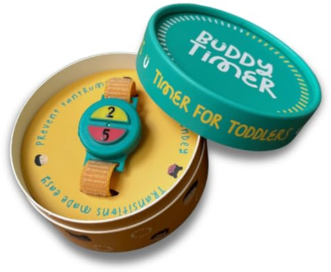 BuddyTimer – Minuteur pour tout-petits – Minuteur préréglé de 2 et 5 minutes avec statut visuel de minuterie